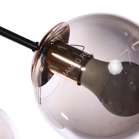 Люстра N5122/4 COFFEE+FGD Е27 4*40Вт ( h=295; d=515) VERNER LIGHTING *1