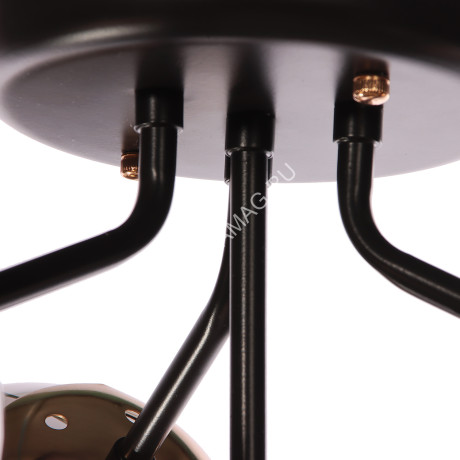 Люстра N5122/4 COFFEE+FGD Е27 4*40Вт ( h=295; d=515) VERNER LIGHTING *1