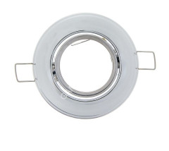 Светильник встраиваемый MR16 DH03 GU5.3 Ecola поворот.выпукл. Хром 25x88 FС1601EFS *10/100