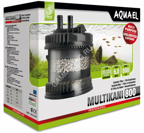 Фильтр (AQUAEL) Multi Kani 800 с выносным двигателем 800л/ч до 320л