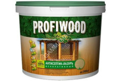 Антисептик-лазурь для дерева полиакриловый белый 2,5 кг PROFIWOOD *1/4