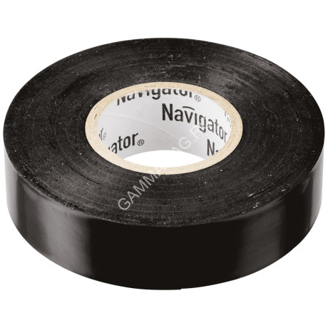Изолента Navigator NIT-B15-10/BL черная 71229 *10/300