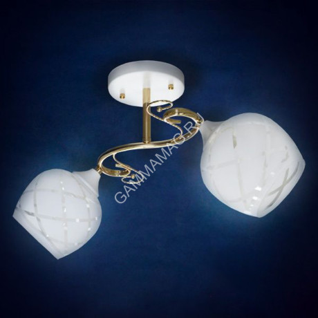 Люстра N3125/2 2*40W E27 (h=250 w=280 l=500) VERNER LIGHTING *1