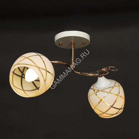Люстра N3125/2 2*40W E27 (h=250 w=280 l=500) VERNER LIGHTING *1