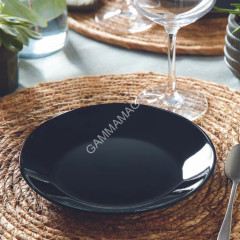 Тарелка стекло Luminarc "Lillie Black" мелк. d18см Черный V0463 *12