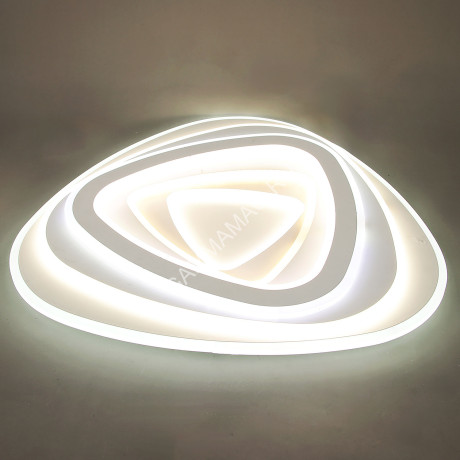 Светильник светодиодный акриловый 550мм 240W H2002 120W*2 white c пультом S=25м2 VERNER LIGHTING *1