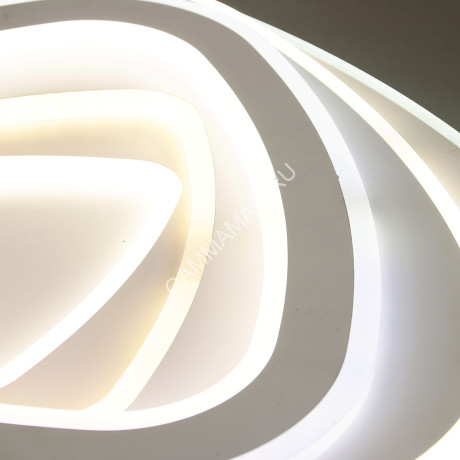 Светильник светодиодный акриловый 550мм 240W H2002 120W*2 white c пультом S=25м2 VERNER LIGHTING *1