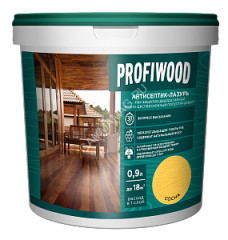 Антисептик-лазурь для дерева полиакриловый дуб 0,9 кг PROFIWOOD *1/6
