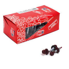 Саморезы кровельные BROZEX коробка 4,8*35 (100шт) RAL 3005 винно-красный *6