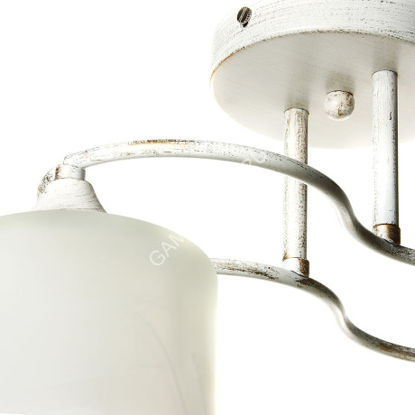 Люстра N2058/2 WG Е27 2*40Вт ( h=290; d=440) S=10м2 VERNER LIGHTING *1