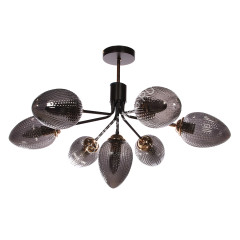 Люстра N5126/7 COFFEE+FGD Е27 1*40Вт ( h=510;d=770) VERNER LIGHTING *1