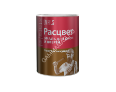 Эмаль алкидно-уретановая для окон и дверей белая 1,9 кг Расцвет *1/6/210
