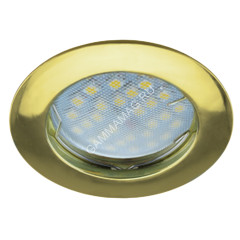 Светильник встраиваемый MR16 DL100 GU5.3 Ecola литой Золото 24x75 FG1601EFF *10/100