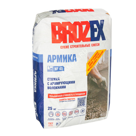 Стяжка для пола Армика NF 45 25кг BROZEX *1/56