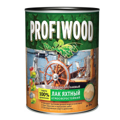 Лак алкидно-уретановый яхтный матовый 0,7 кг PROFIWOOD *1/14/490