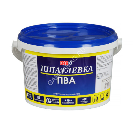 Шпатлевка на ПВА 5 кг BROZEX *4/144