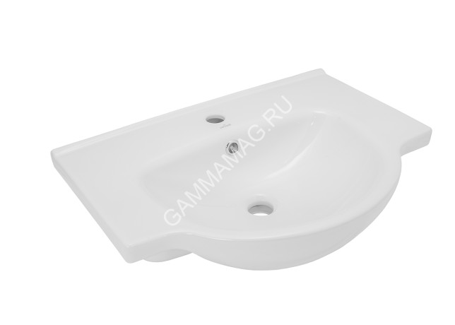 Раковина NATI 60 встраиваемая, с 1 отв, белый S-UM-NAT60/1-w Cersanit *1/18