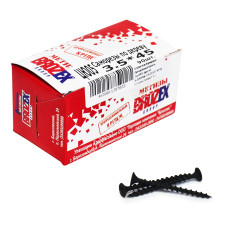 Саморезы по дереву BROZEX КОРОБКА 3,5*45 крупная резьба (90шт) *10