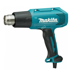 Фен строительный 1600Вт 350-500°С 300-500 л/мин 4 насадки HG5030K MAKITA *1/2
