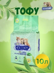 Наполнитель (Hakase Arekkusu) 10л Тофу Зеленый чай