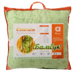 Подушка Бамбук 70*70см чехол п/э, сумка Сонечка Адамас *5/10