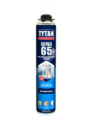 Пена монтажная профес. 1000мл/930гр зимняя -10С "TYTAN 65 UNI" 10933/17026 до 60 л *1/12/672