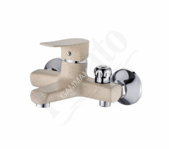Смеситель д/ванны "Potato" P30222-9 короткий излив (кремовый) *1/10