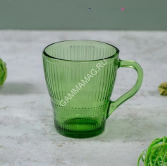 Кружка стекло 280мл "Louise Chartreuse" Зеленая O0490 "Luminarc" *6