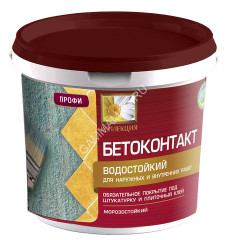 Грунтовка акриловая для внутренних и наружных работ БЕТОН-КОНТАКТ 1,3 кг КОЛЛЕКЦИЯ Ижсинтез *1/12