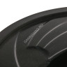 Мойка из искусственного камня овальная Черная глянцевая AG3C1 570х465х180 AGATA*1
