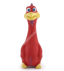 Игрушка (Nunbell) Петух пищалка для собак, 17х6см