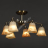 Люстра K1333/6 Кувшинки 6*60W E14 220V (h=320, диам 550) S=24м2 S=36м2 VERNER LIGHTING *1 *