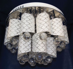 Люстра Q0119/8 Паруса 8*20W G4-12V (h=280, ф=450) S=20м2 VERNER LIGHTING *1