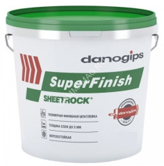 Шпатлевка полимерная финишная СуперФиниш ШИТРОК 18,1 кг (11л) Danogips *1/33