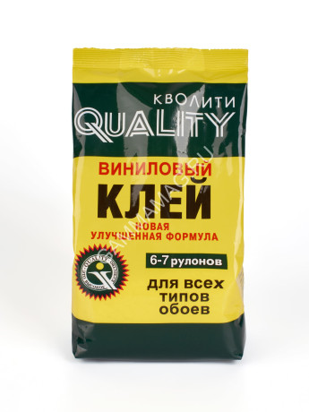 Клей для обоев виниловый 200г Кволити *30/900