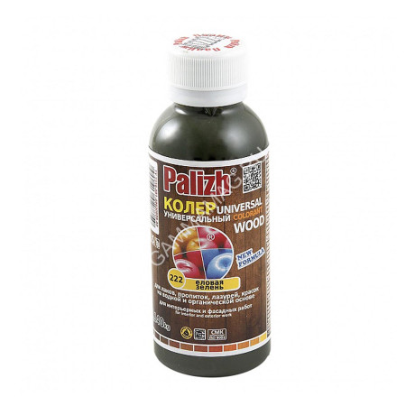 Колер паста еловая зелень №222 0,1 л Palizh WOOD *6/108