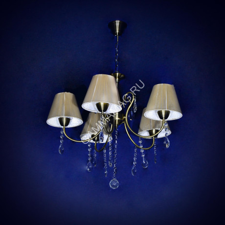 Люстра N2088/5 AB 5*400W E27 (h=780; d=600) VERNER LIGHTING *1