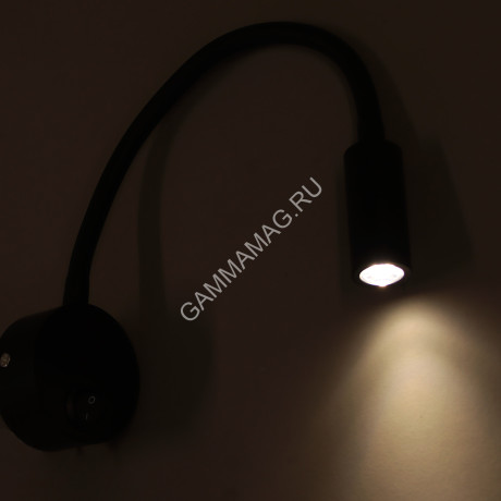 Светильник настенный (спот) B270 BK 3W черный VERNER LIGHTING *1/50