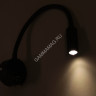 Светильник настенный (спот) B270 BK 3W черный VERNER LIGHTING *1/50