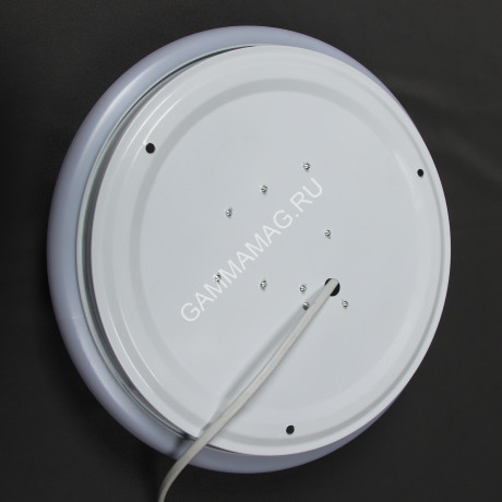Светильник светодиодный акриловый 270мм 24W 8008/12W*2 010LED3 р.(теп.и хол.свет,смеш)б/пS=10м2VERNER LIGHTING *1/20