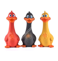 Игрушка (Nunbell) Утка пищалка для собак, 17.7х5.8х6.7см