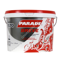 Покрытие акриловое декоративное Breve S70 с эффектом шубы белый 15 кг PARADE *1