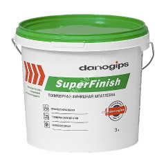 Шпатлевка полимерная финишная СуперФиниш ШИТРОК 5 кг (3л) Danogips *1/4/120