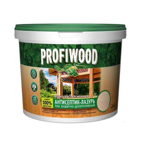 Антисептик-лазурь для дерева полиакриловый орегон 0,9 кг PROFIWOOD *1/6