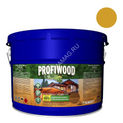 Защитно-декоративное покрытие для древесины алкидное калужница 8 кг PROFIWOOD *1/44