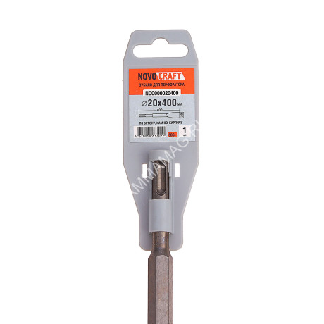 Долото плоское 20*400мм SDS-plus (NCC000020400) NovoCRAFT *1/50