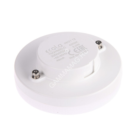 Лампа светодиодная 6W GX53 таблетка 4K нейтральный матовая Ecola 27x75 T5QV60ELC* 10/100