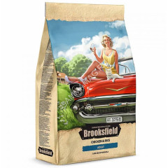 Brooksfield Adult Cat Chicken 0,4кг курица/рис сухой для кошек (354578) NEW