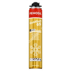 Пена монтажная профес. 1000мл/997гр зимняя -18С "Penosil Gold Gun 65 winter" до 65л *1/12/504