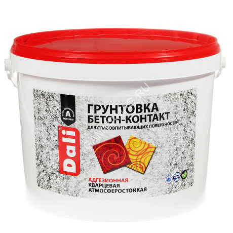 Грунтовка акриловая для внутренних и наружных работ БЕТОН-КОНТАКТ 12кг ДАЛИ *1/44